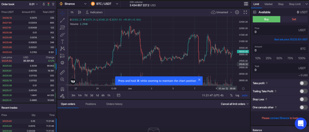 Multi-Exchange Trading Terminal